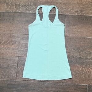 Lululemon Mint Green Racerback Tank Top